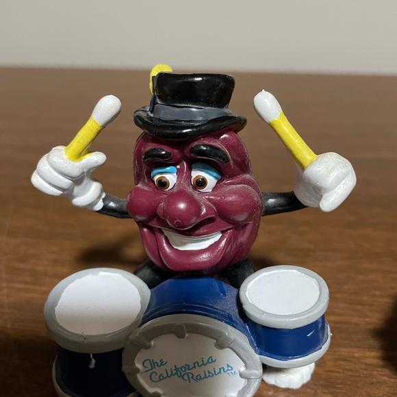 Vintage California Raisins 3" PVC Figures 1980s Calrab Applause, Lot of 8 - Picture 7 of 9